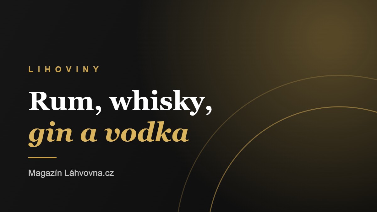 Rum, whisky, gin a vodka: z čeho se vyrábějí a čím se liší