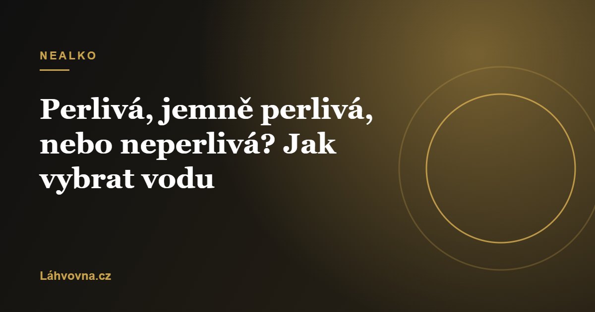 Nealko a voda
